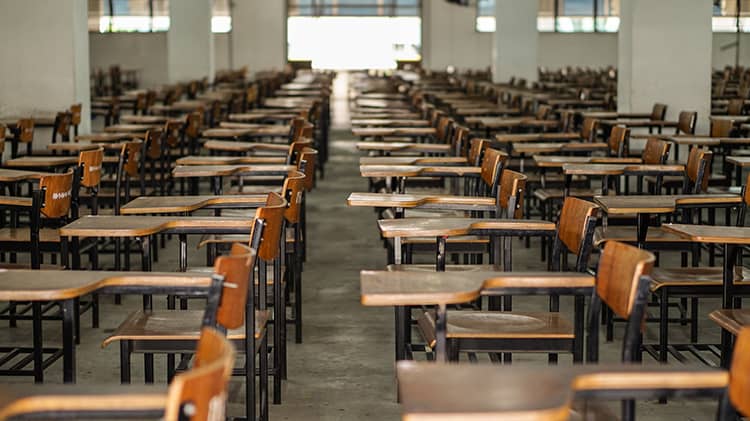 Photographie d'une salle d'examen